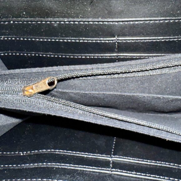 Brand New MOA Black Leather Wallet Clutch for Women - Picture 5 of 6